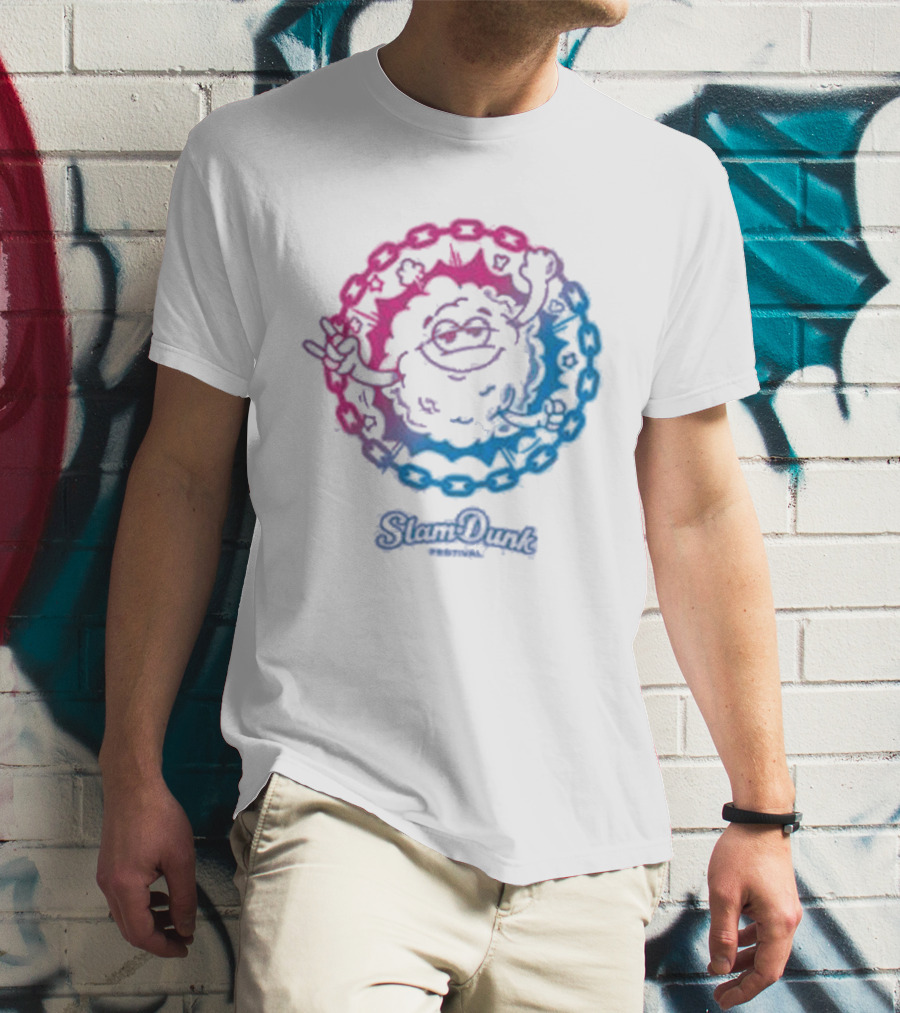 Slam Dunk World Moshy Dreamy Colorful Circle T-Shirt