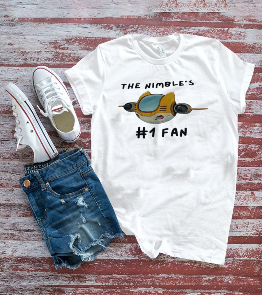 The Nimble's #1 Fan Spacecraft Cartoon T-Shirt