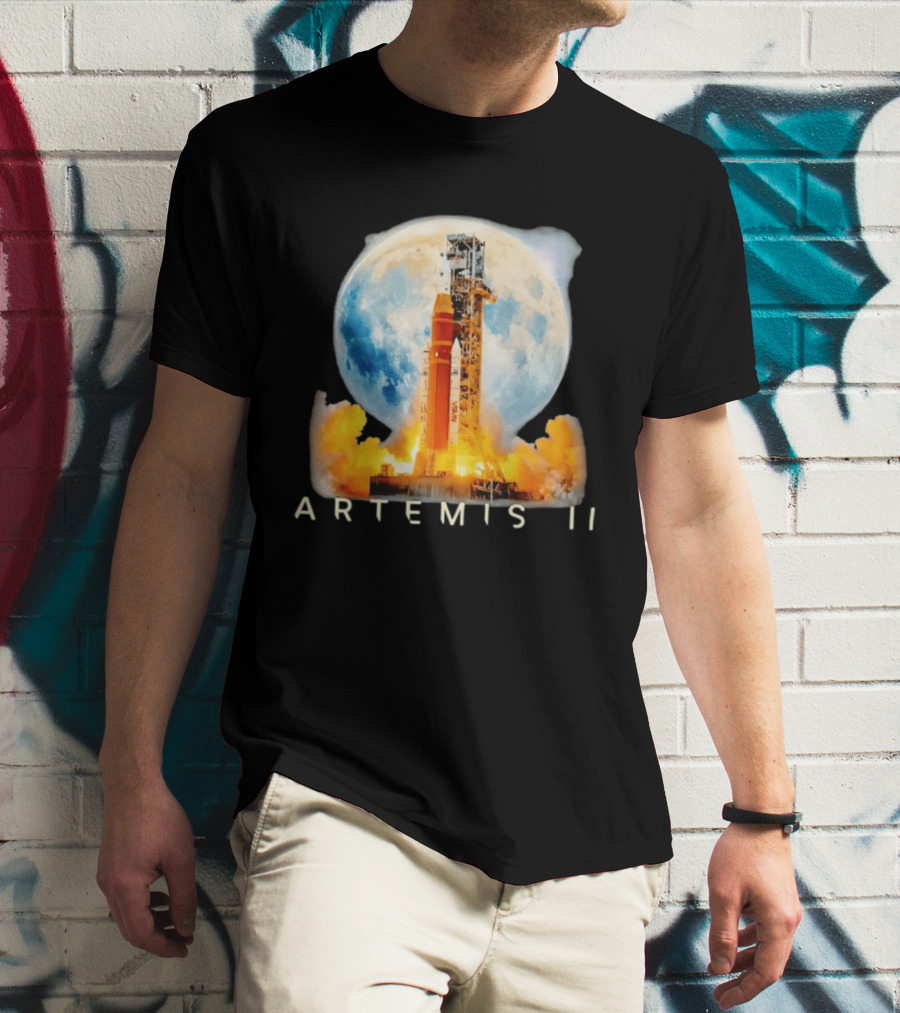 Artemis II Moon Mission NASA Rocket Launch 2026 T-Shirt