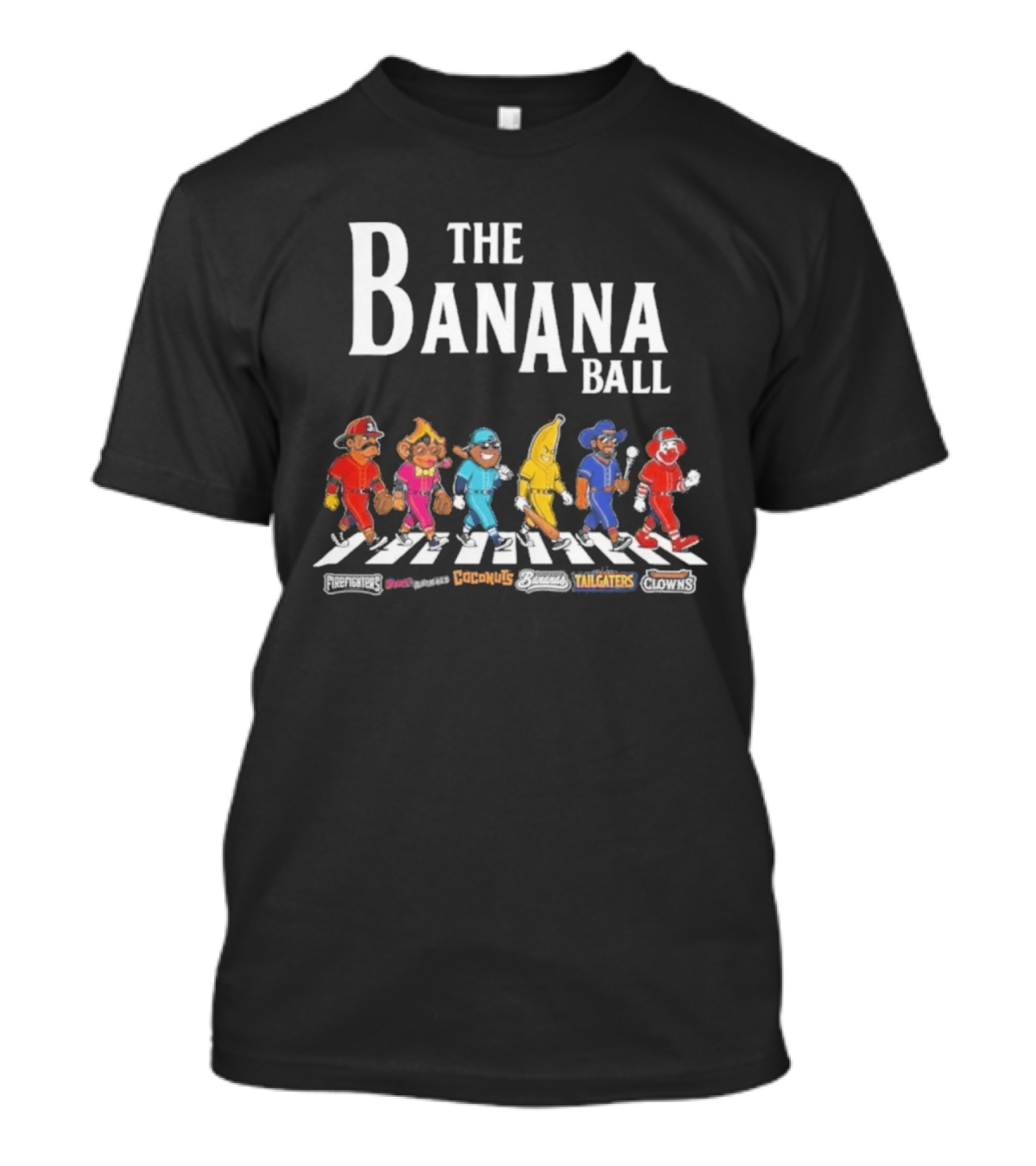 The Banana Ball Walk Abbey Road Cereal Killers Cocoanuts Fruit Batters Tailgaters Players T-Shirt