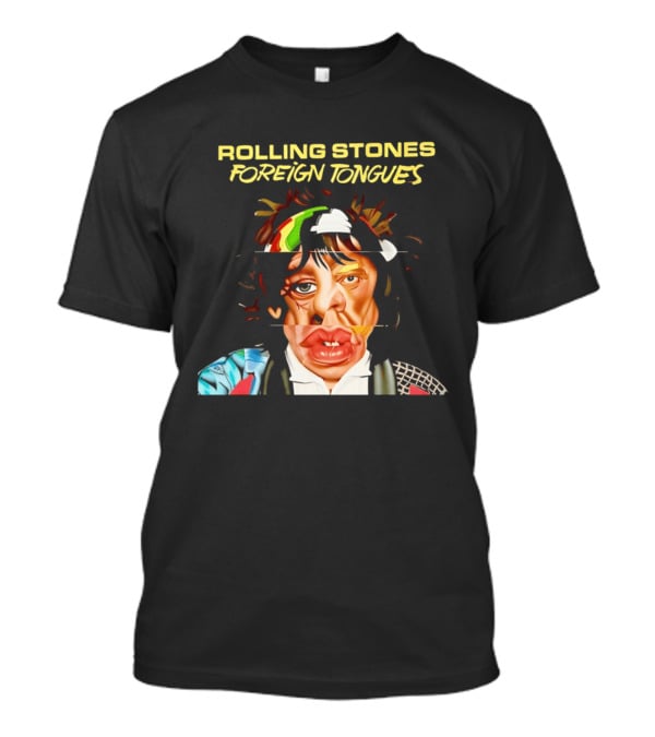 Rolling Stones Foreign Tongues Collage Face 2026 T-Shirt