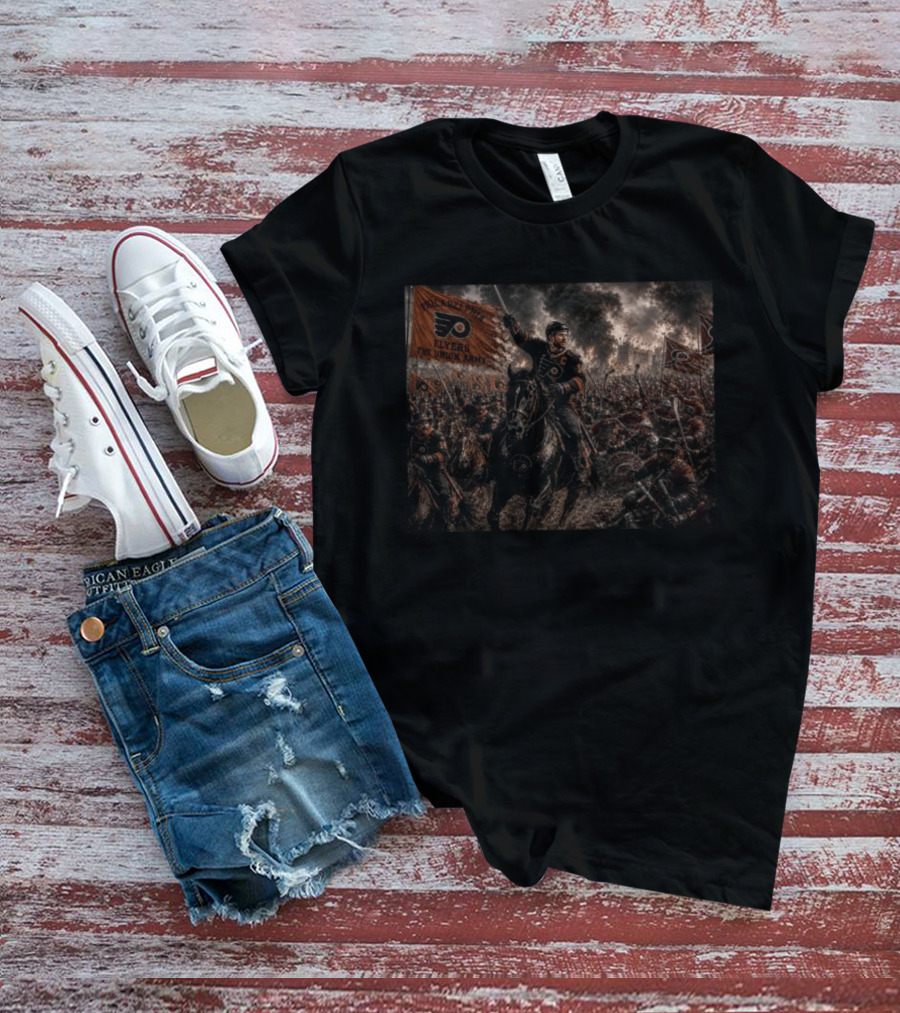 Philadelphia Flyers The Union Army Battle Scene T-Shirt
