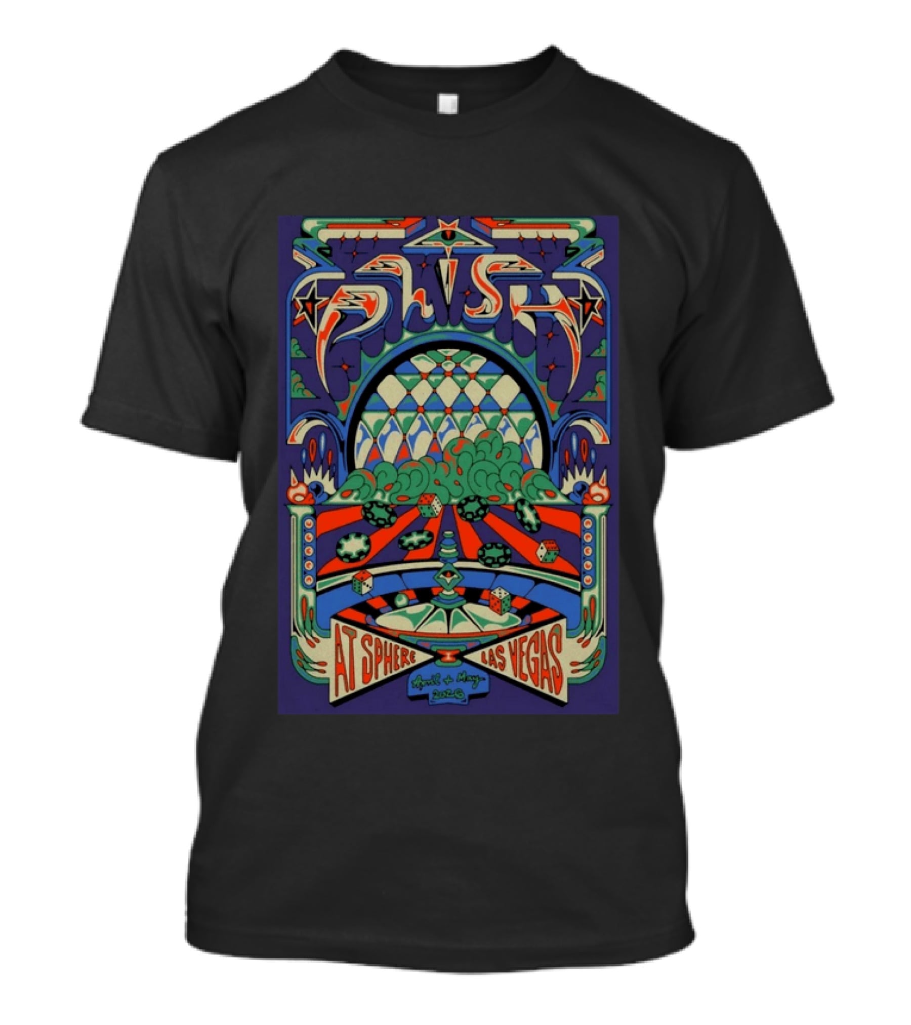 Phish Las Vegas 2026 April And May At Sphere T-Shirt