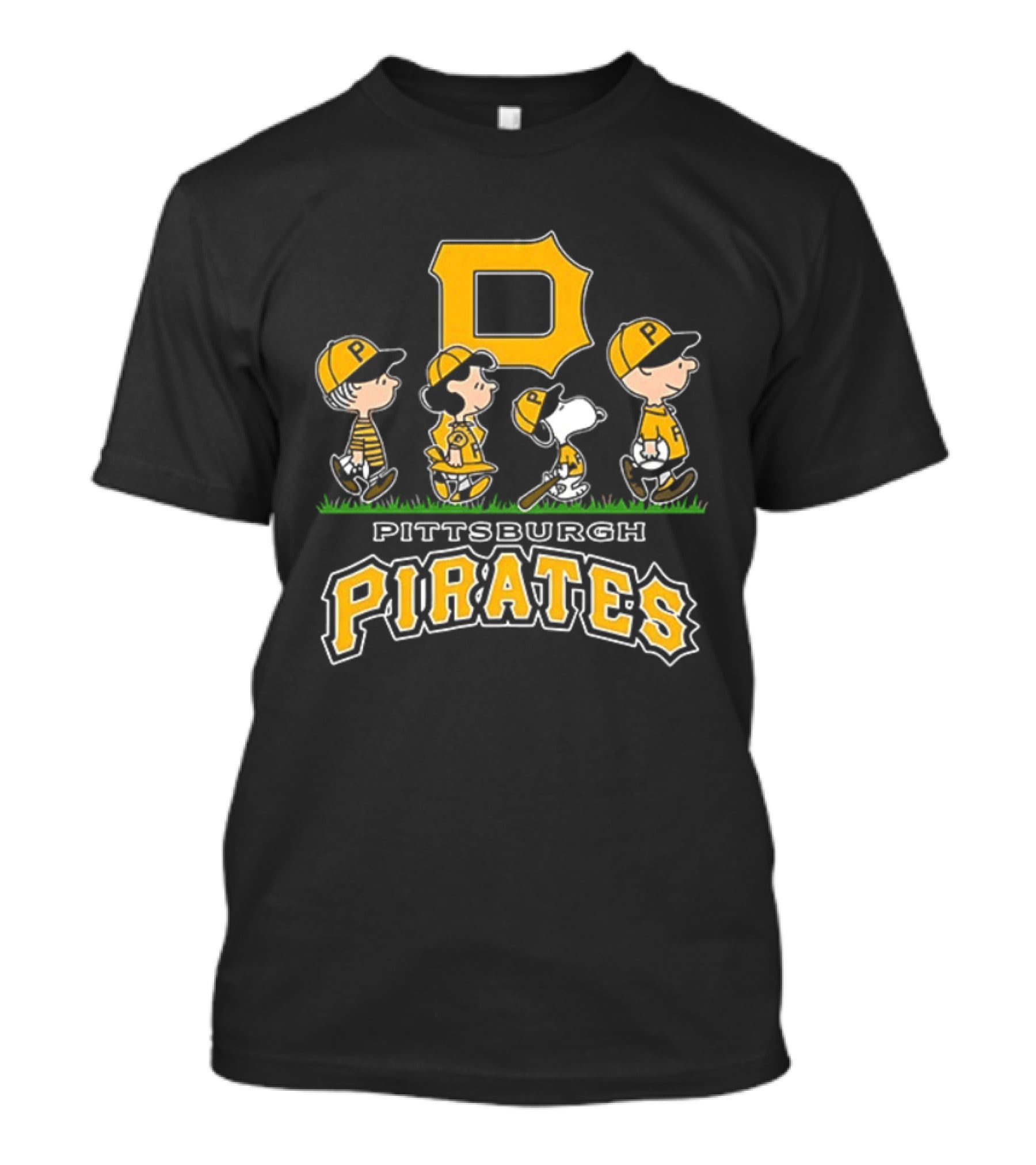 Snoopy Charlie Brown Linus Lucy Pittsburgh Pirates 2026 T-Shirt