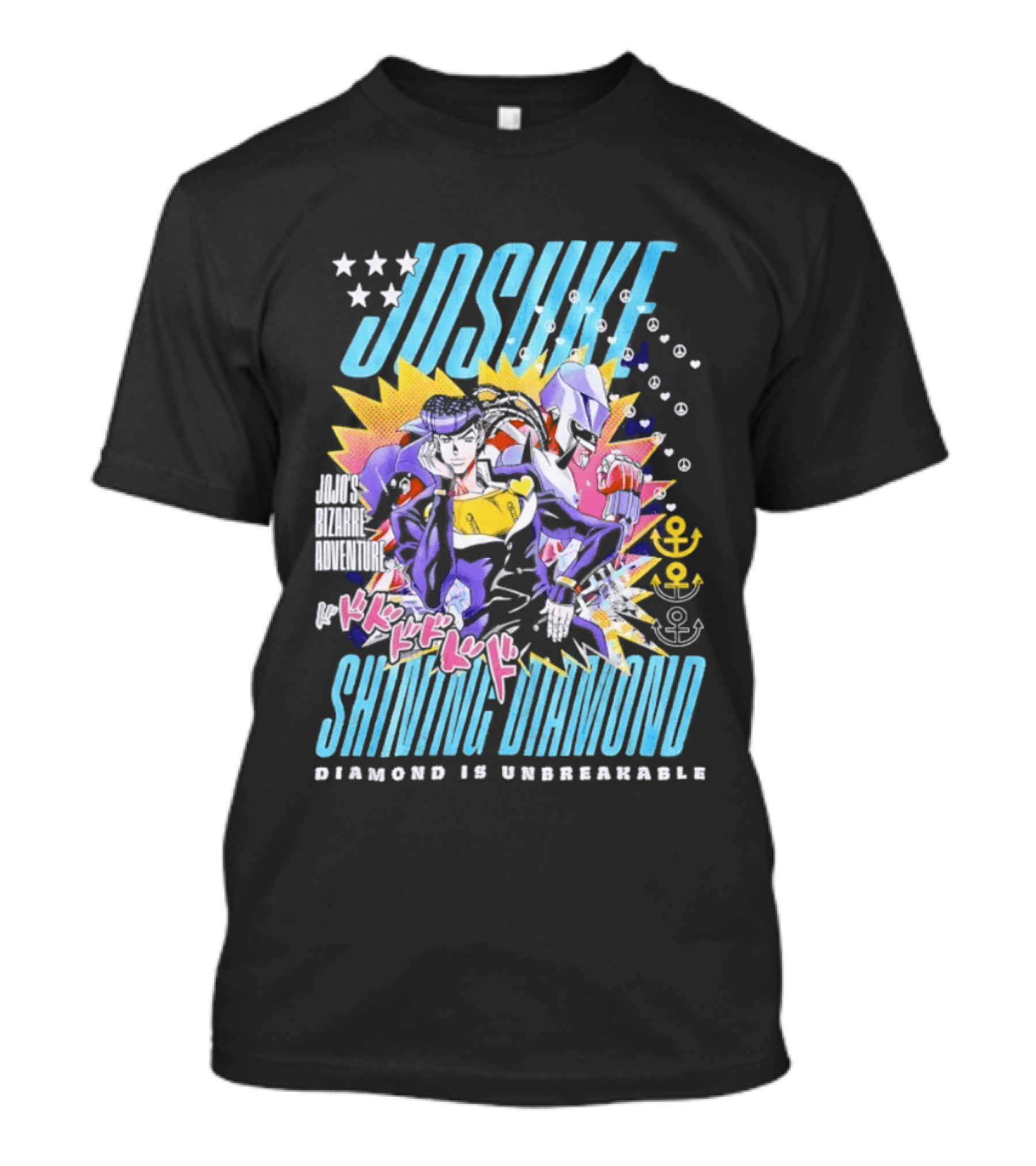 Josuke Shining Diamond JoJo's Bizarre Adventure Diamond Is Unbreakable T-Shirt