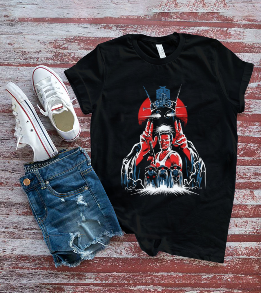 Big Trouble In Little China Jack Burton Action Pose T-Shirt