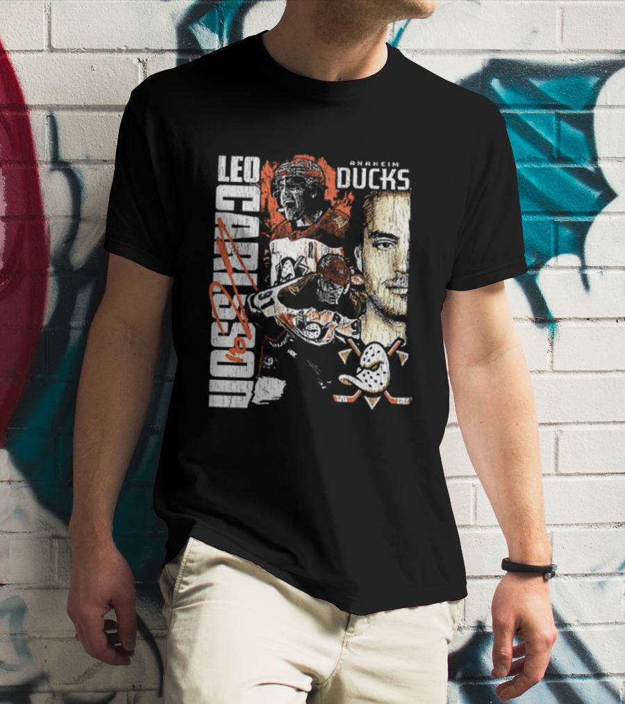 Leo Carlsson Anaheim Ducks Hockey 2026 T-Shirt