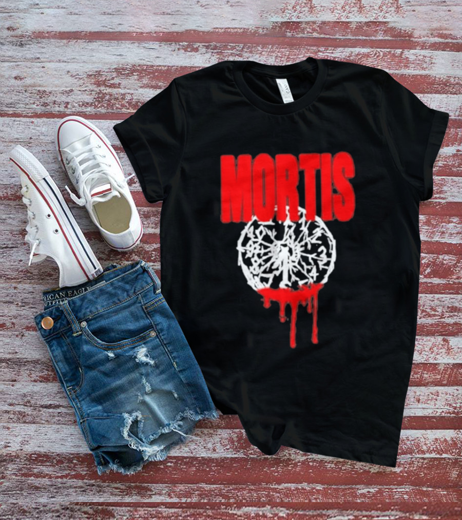 MORTIS Dripping Bloody Wheel T-Shirt