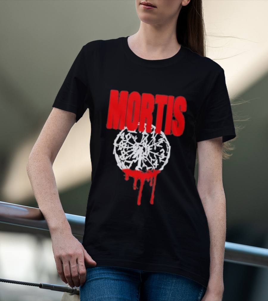 MORTIS Dripping Bloody Wheel T-Shirt