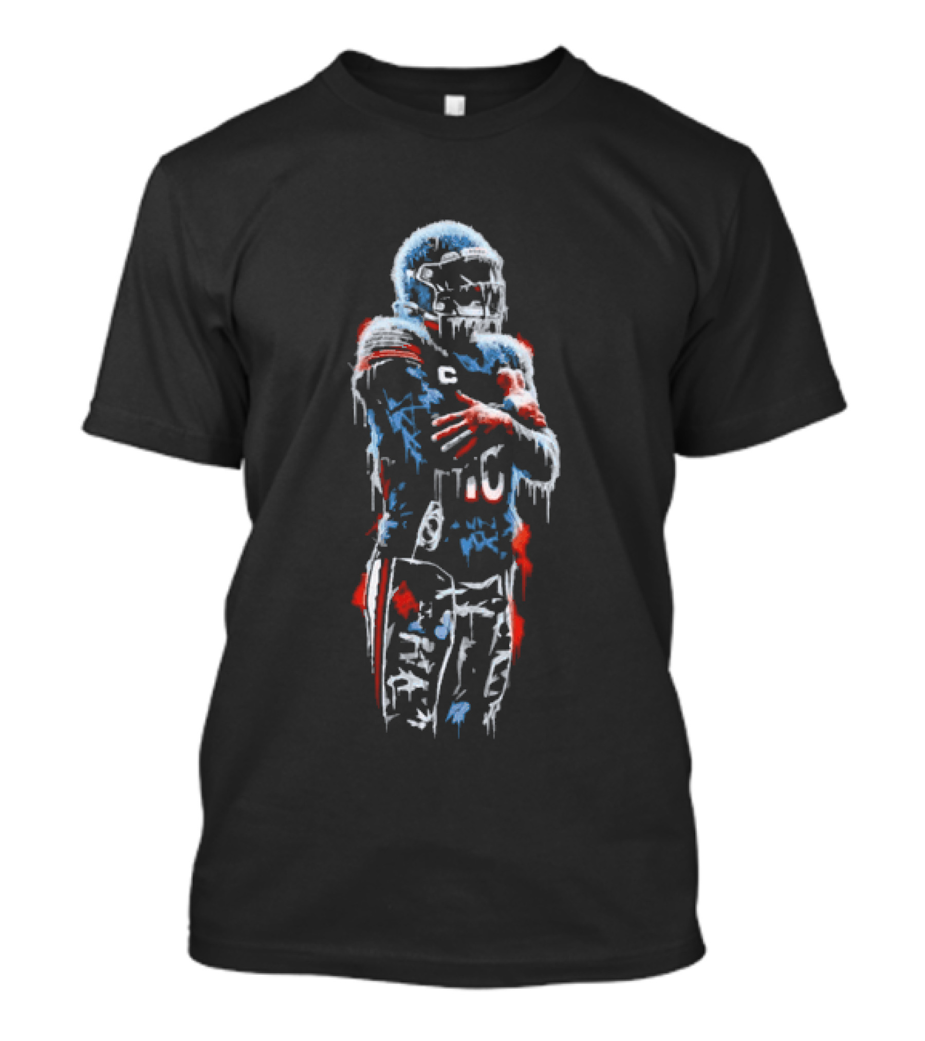 Caleb Williams Chicago Bears Number 13 Icy Frozen Effect T-Shirt