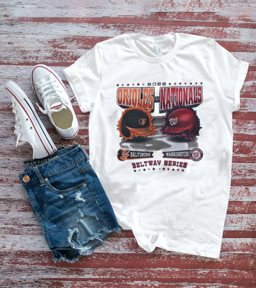 2026 Baltimore Orioles Vs Washington Nationals Beltway Series T-Shirt