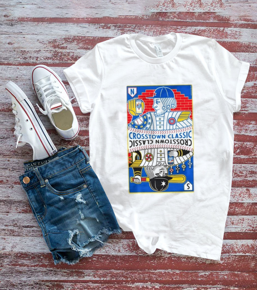 Crosstown Classic Series Card Chicago Cubs Vs Chicago White Sox T-Shirt