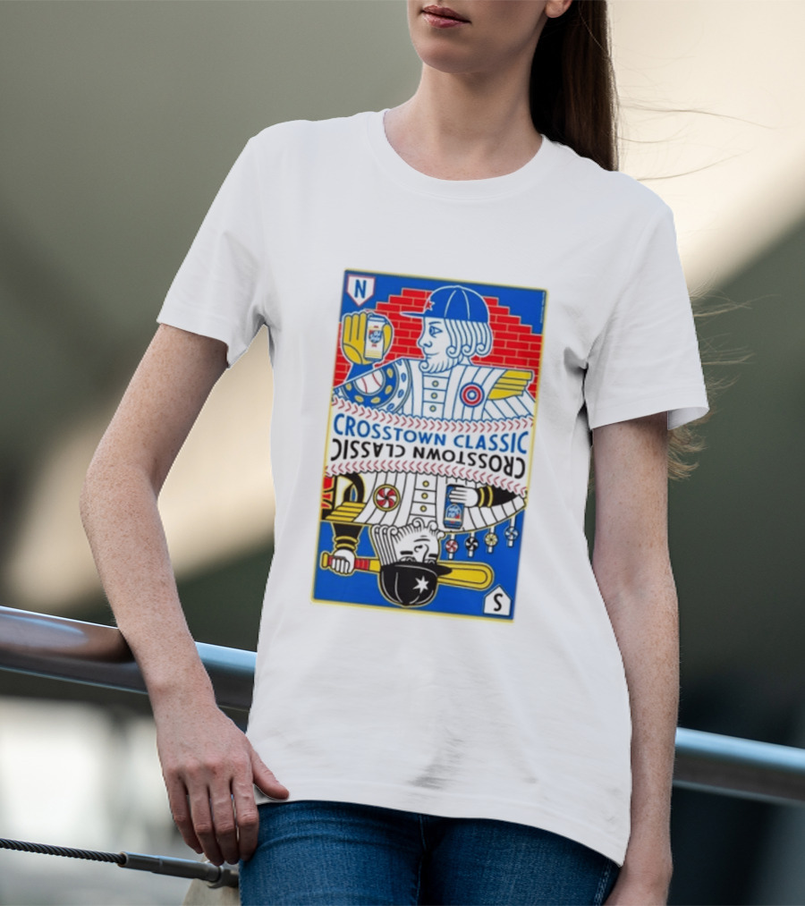 Crosstown Classic Series Card Chicago Cubs Vs Chicago White Sox T-Shirt