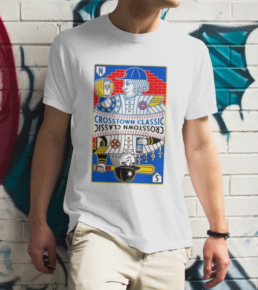 Crosstown Classic Series Card Chicago Cubs Vs Chicago White Sox T-Shirt