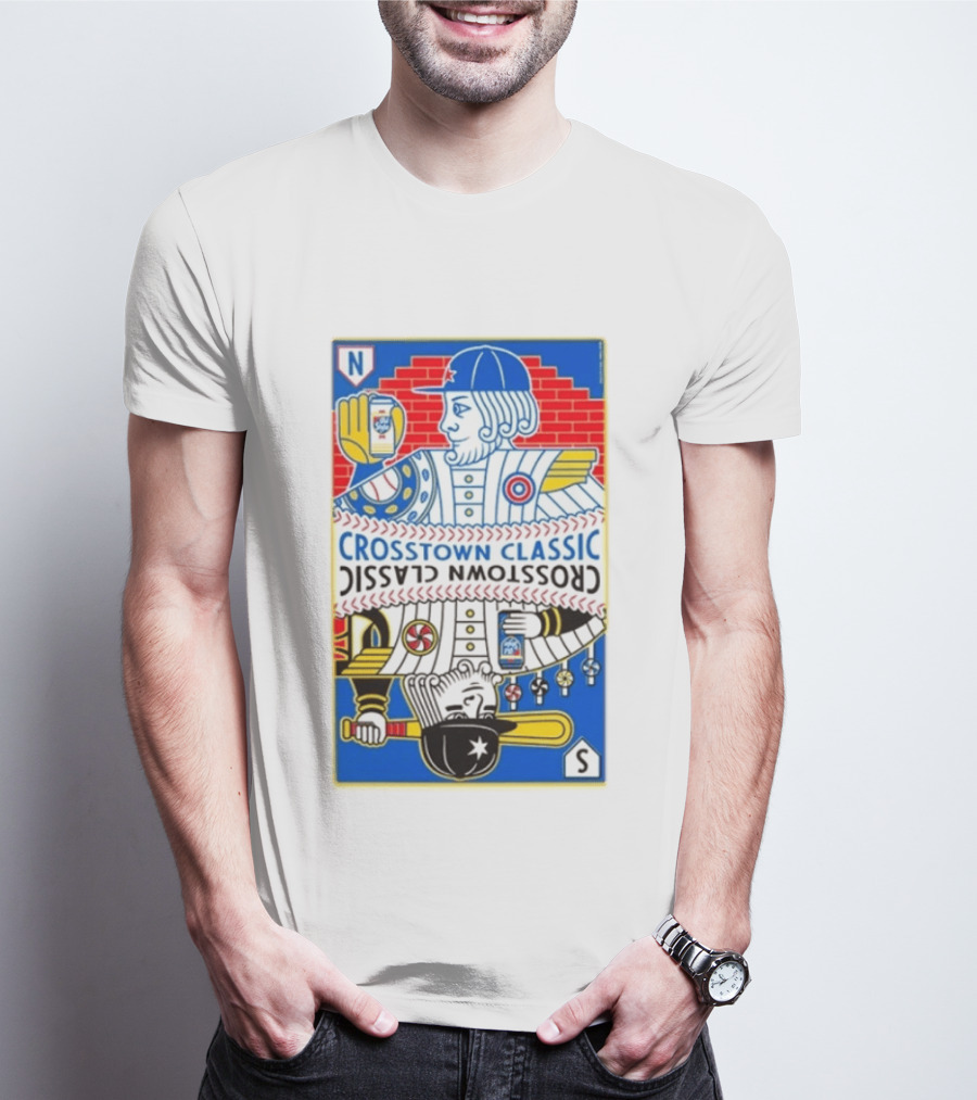 Crosstown Classic Series Card Chicago Cubs Vs Chicago White Sox T-Shirt