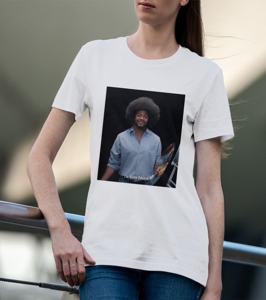 I'm Rome Odunze With Bob Ross Style Transformation T-Shirt