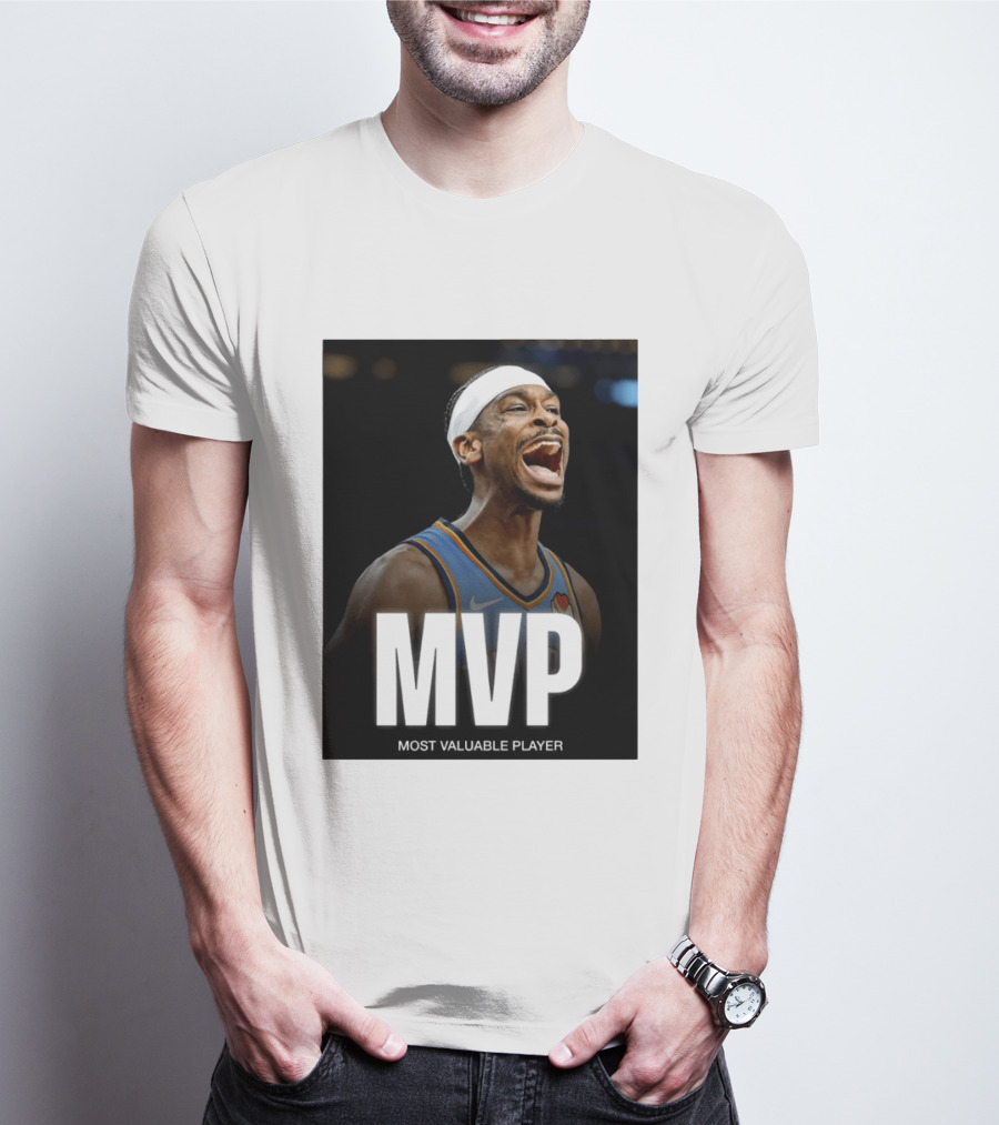 Shai Gilgeous Alexander MVP Most Valuable Player OKC Thunder Celebration T-Shirt