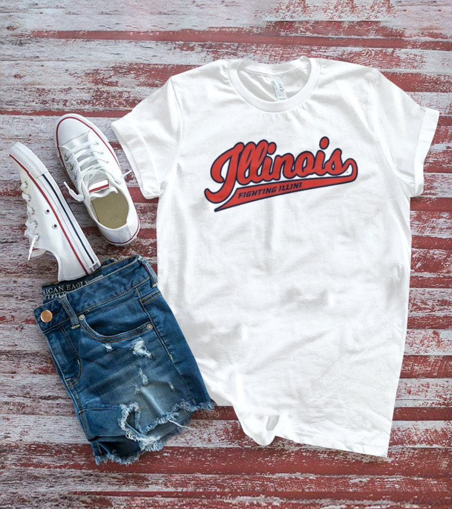 Illinois Fighting Illini Bold Script T-Shirt