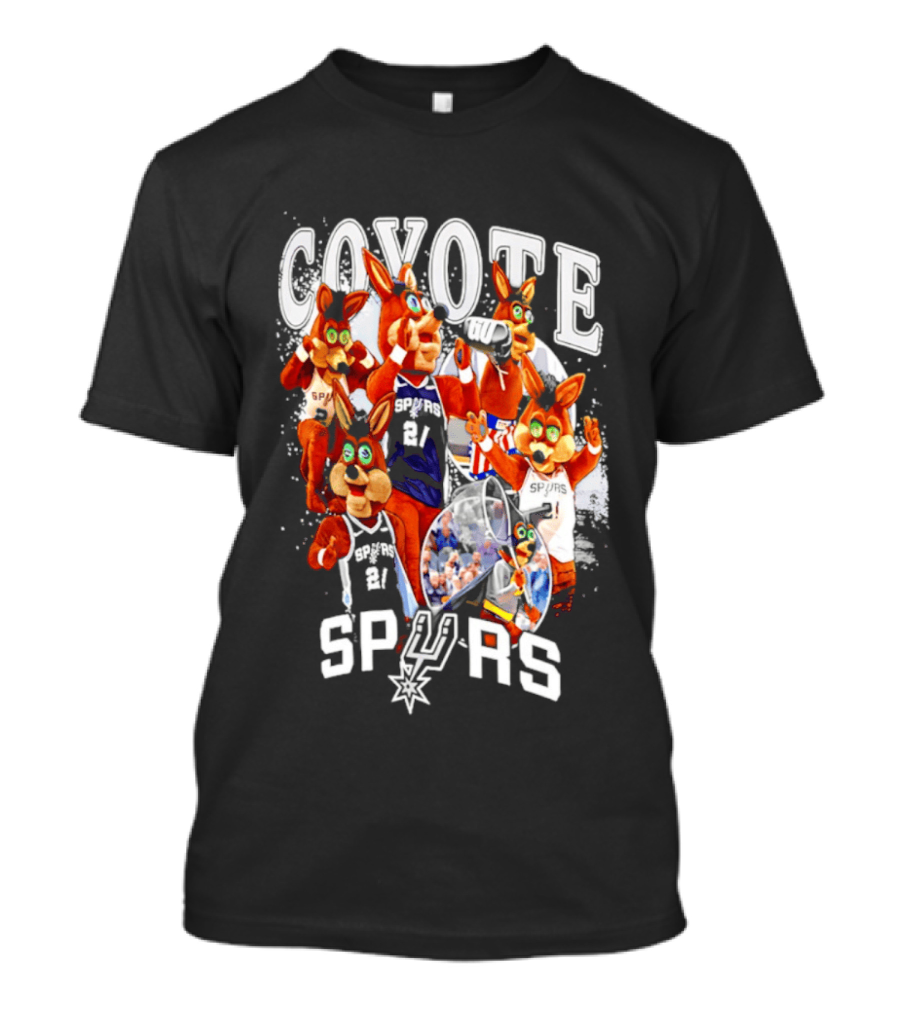 San Antonio Spurs Coyote Basketball Icons Spurs T-Shirt