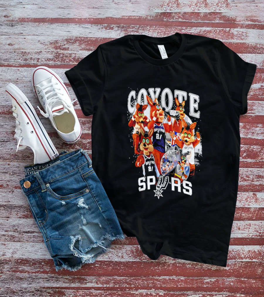 San Antonio Spurs Coyote Basketball Icons Spurs T-Shirt
