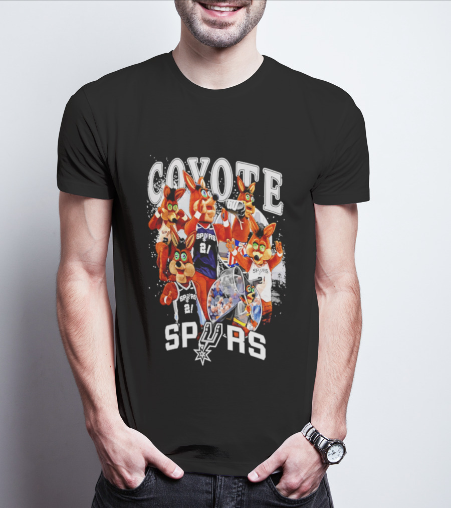 San Antonio Spurs Coyote Basketball Icons Spurs T-Shirt
