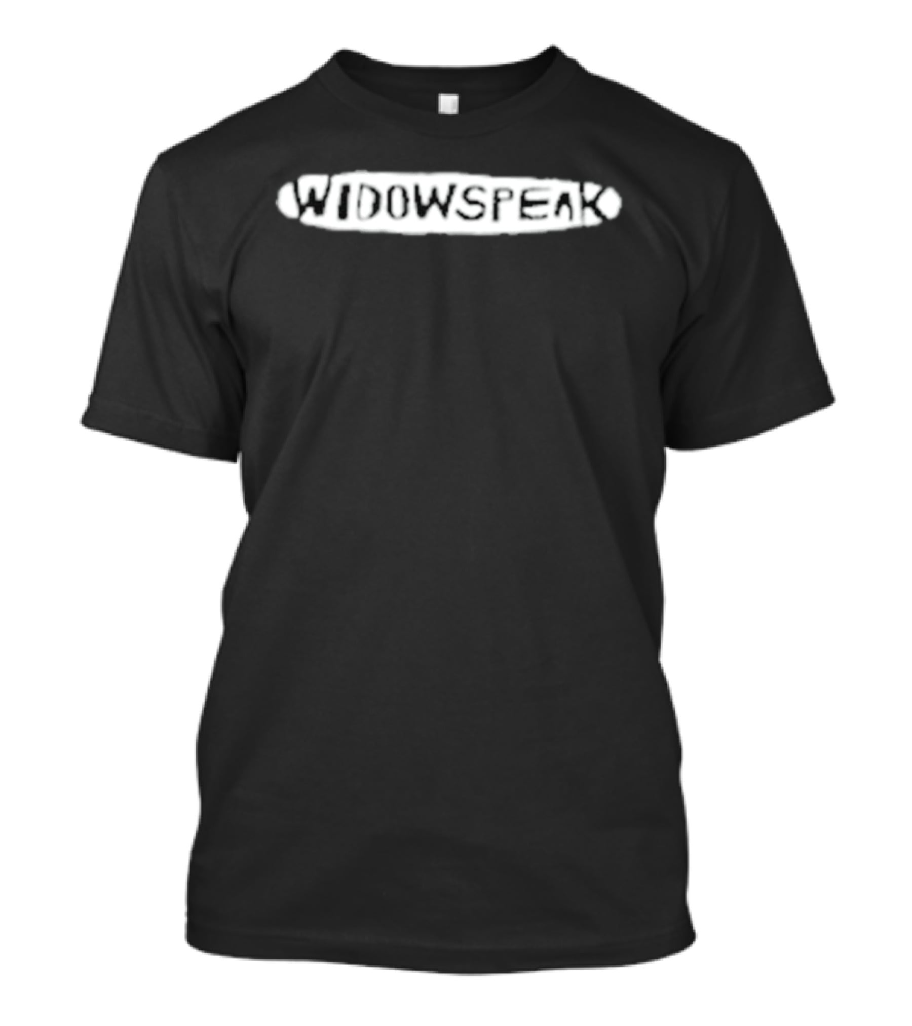Widowspeak Band Name Black And White T-Shirt