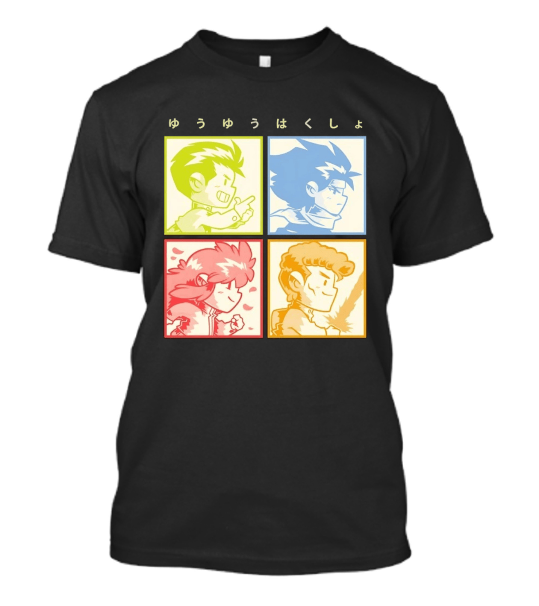 YuYu Hakusho Anime Characters Japanese Manga Series T-Shirt