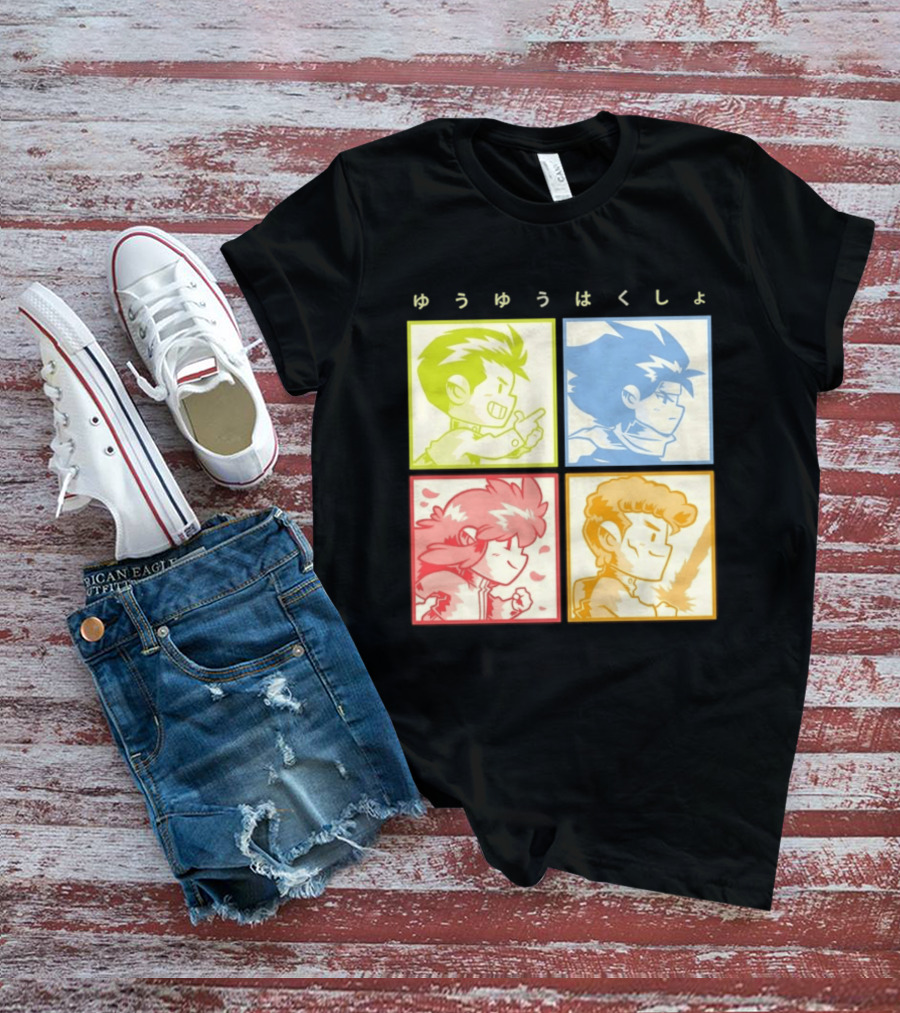 YuYu Hakusho Anime Characters Japanese Manga Series T-Shirt