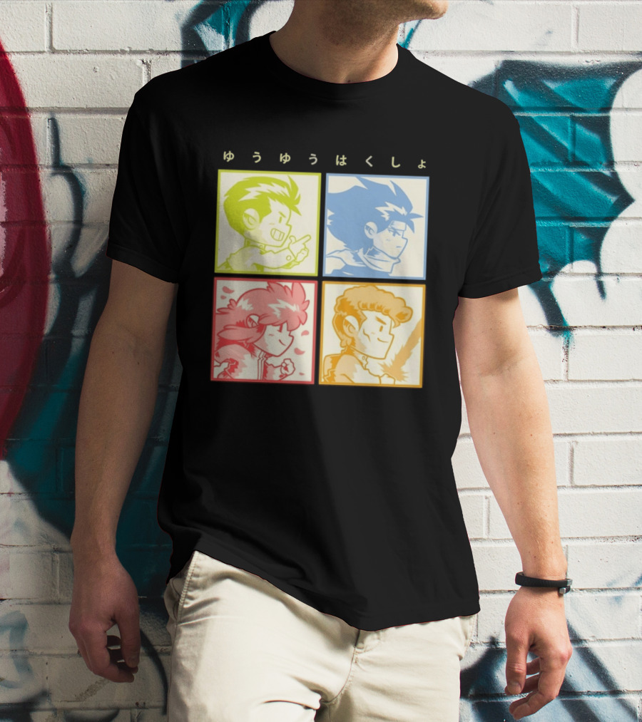 YuYu Hakusho Anime Characters Japanese Manga Series T-Shirt