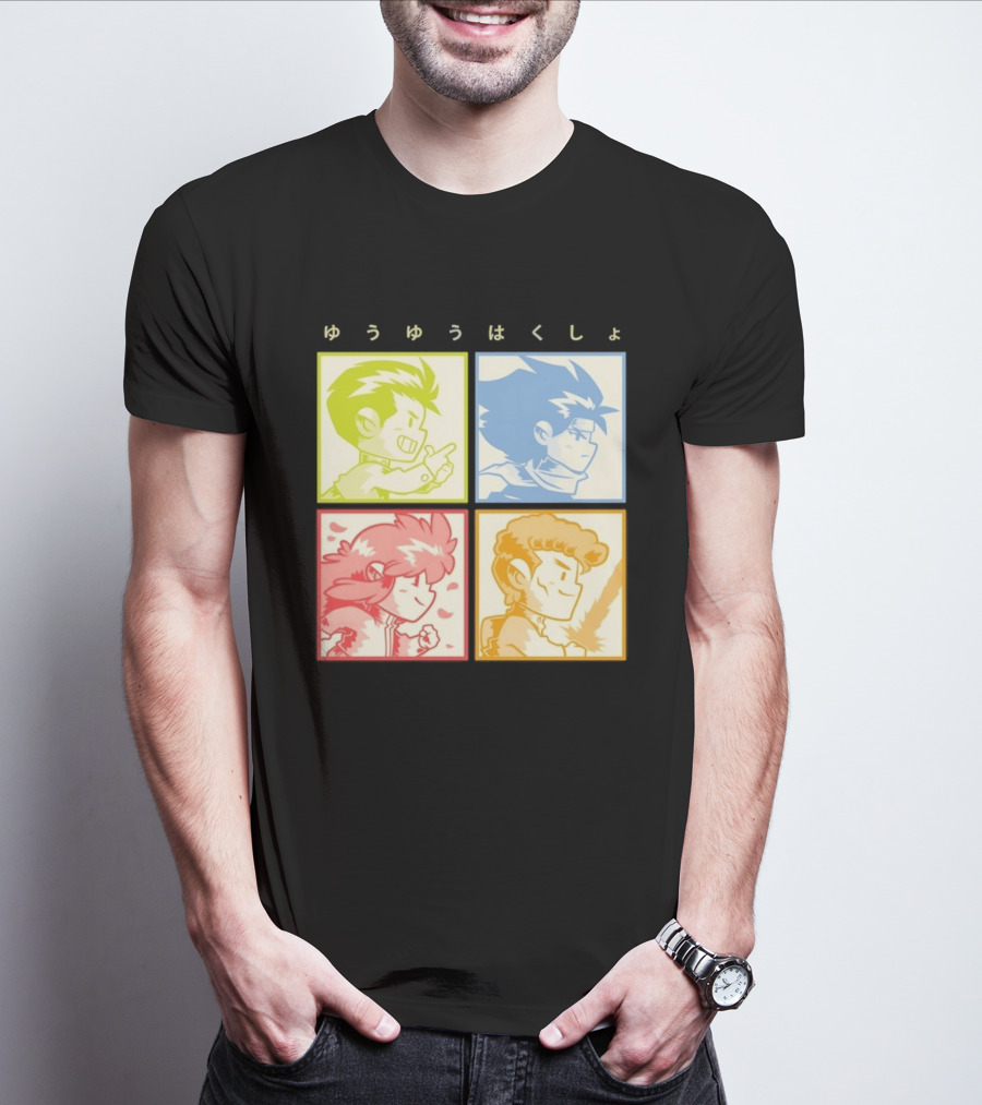 YuYu Hakusho Anime Characters Japanese Manga Series T-Shirt
