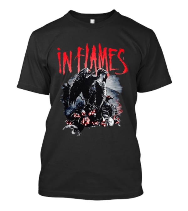 In Flames Meet Your Maker Gothic Vulture Scene T-Shirt