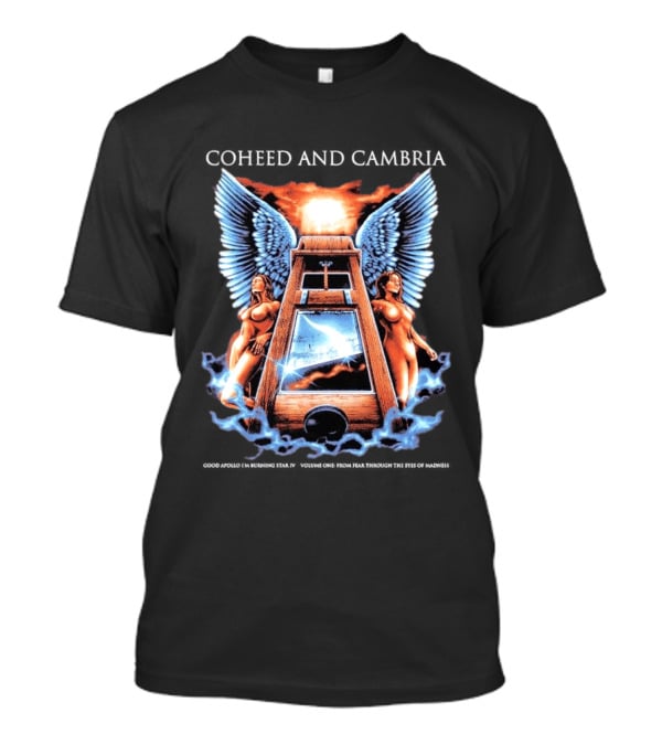 Coheed And Cambria 20th Anniversary Guillotine Angel Wings T-Shirt