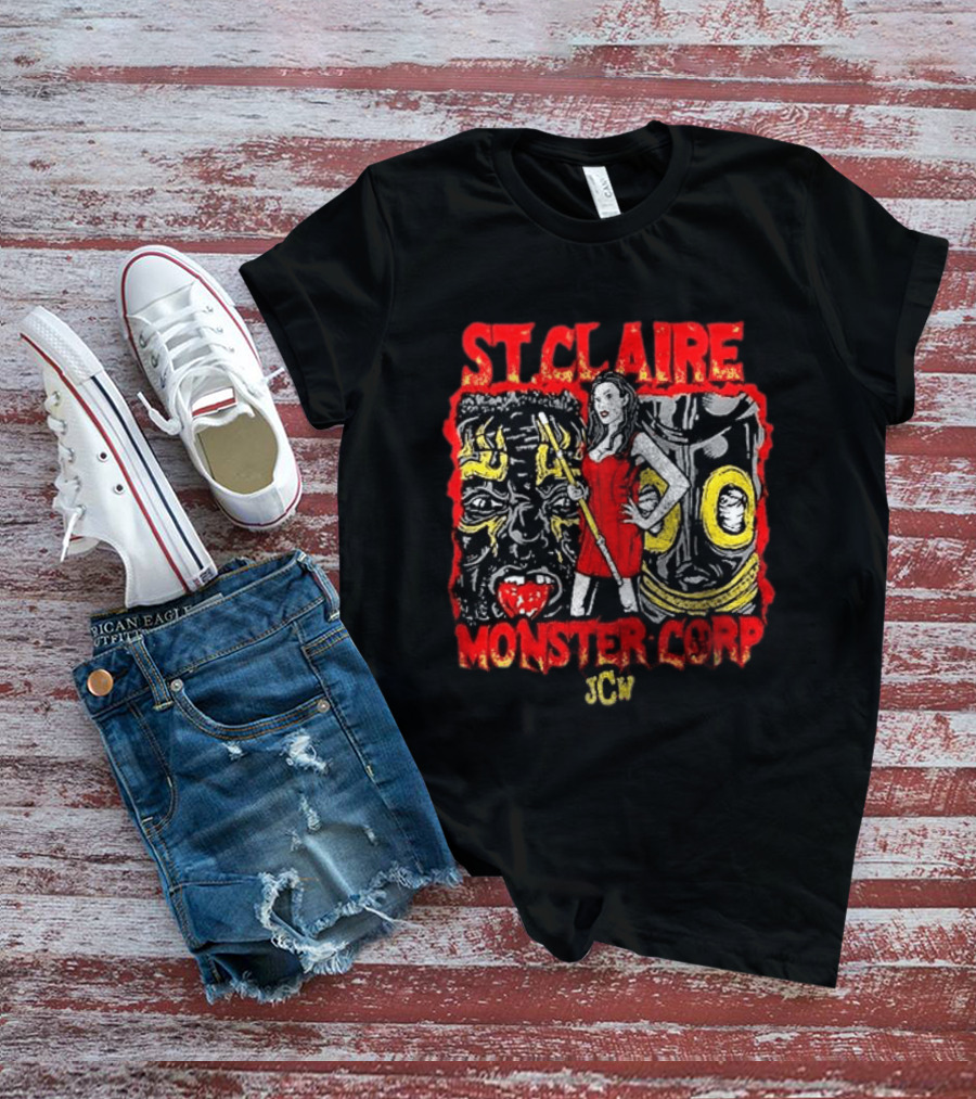 St. Claire Monster Corp JCW Horror Artistry T-Shirt