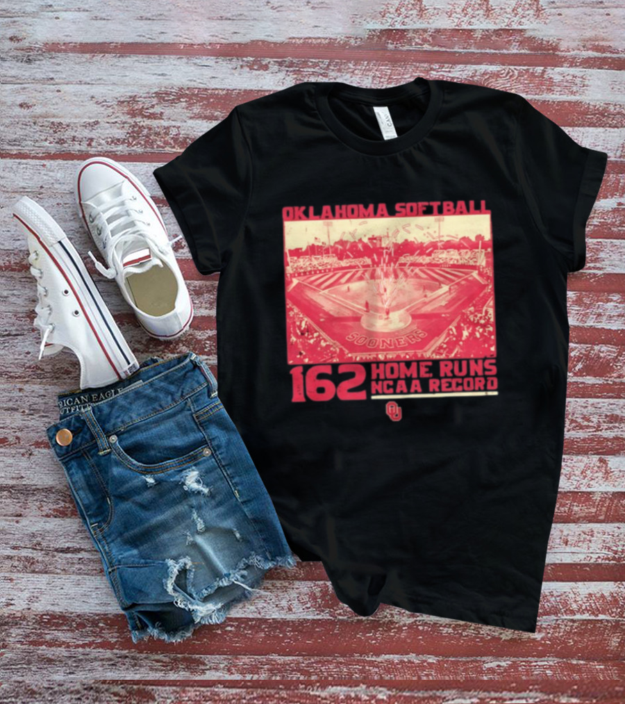 Oklahoma Softball Sooners 162 Home Runs NCAA Record Kendall Wells T-Shirt