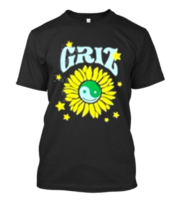 Griz Sunflower Yin Yang Starry T-Shirt