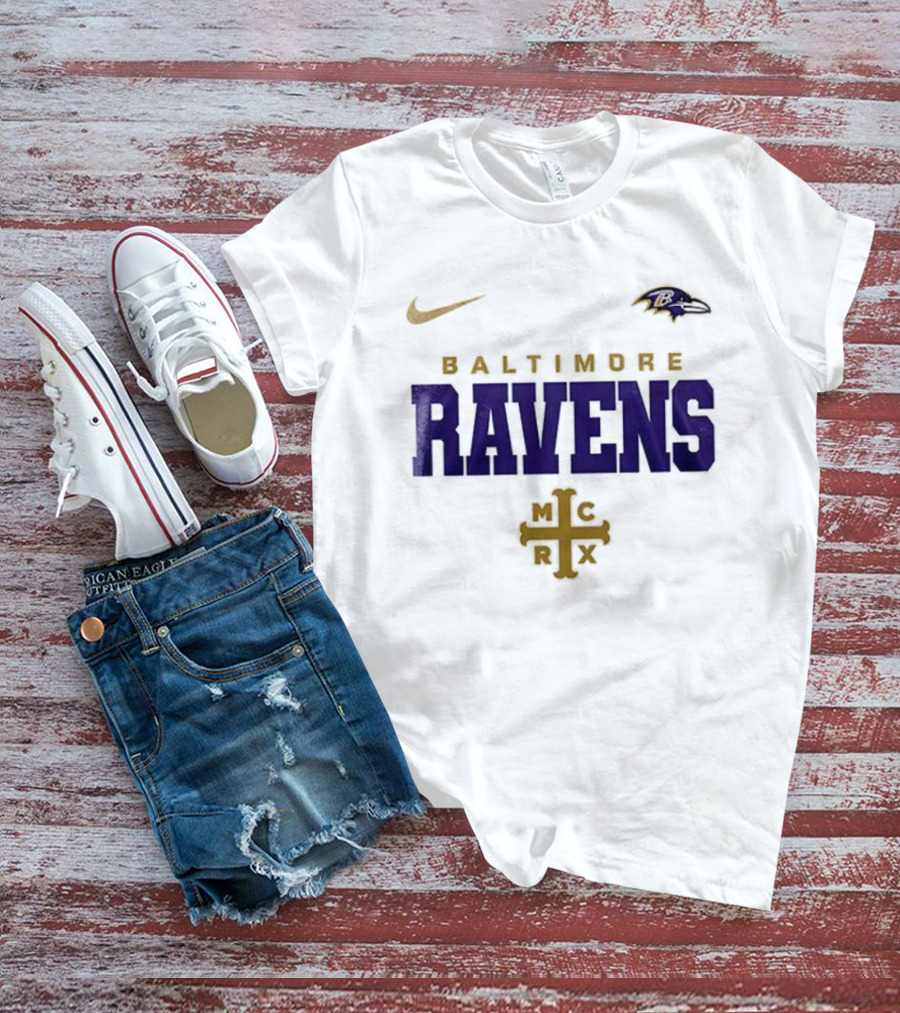 Baltimore Ravens My Chemical Romance MCRX Collaboration T-Shirt