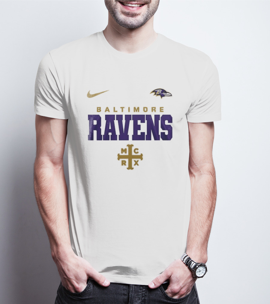 Baltimore Ravens My Chemical Romance MCRX Collaboration T-Shirt