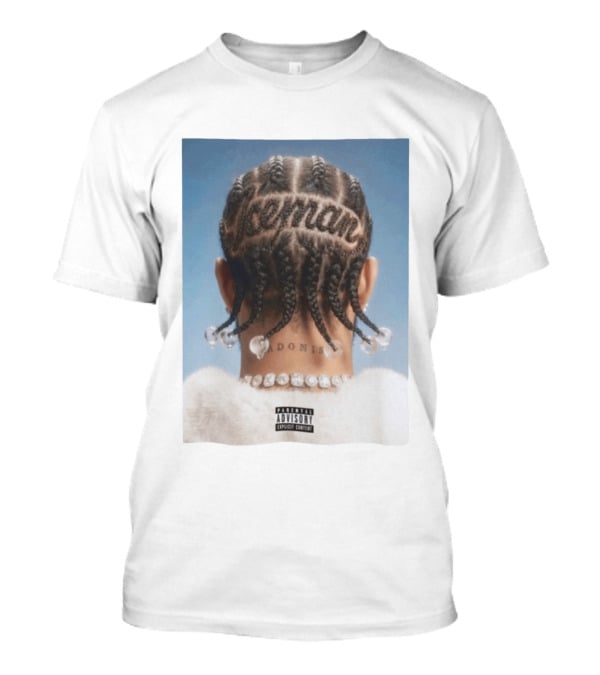 Iceman Adonis Braids Album Cover Drake Parental Advisory T-Shirt