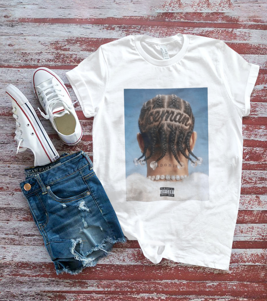 Iceman Adonis Braids Album Cover Drake Parental Advisory T-Shirt