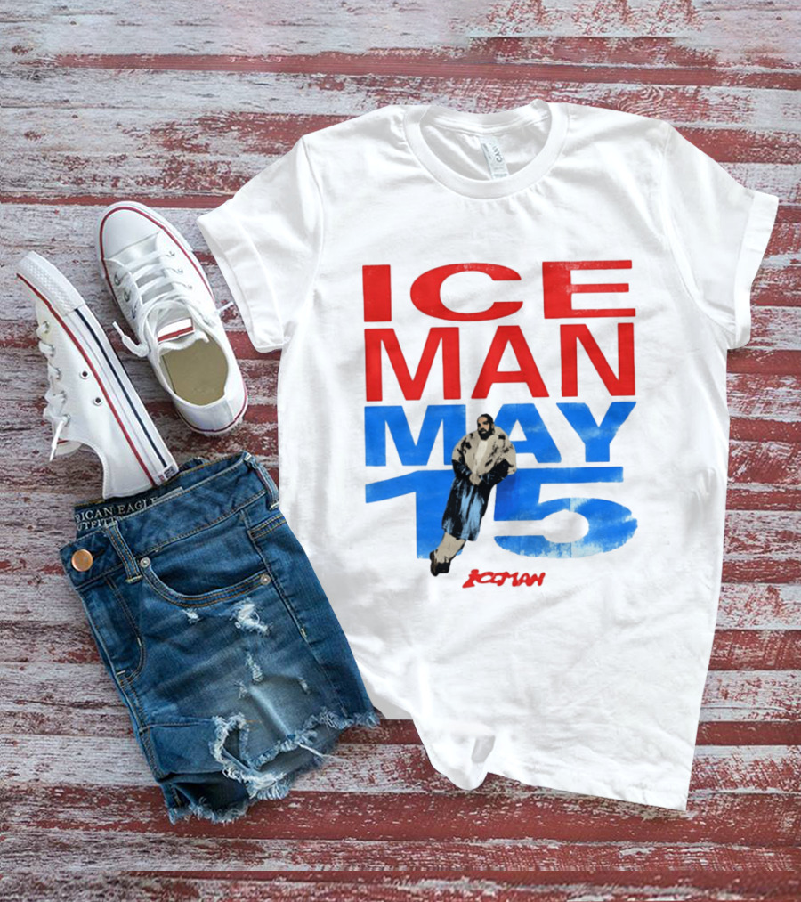 Drake Iceman May 15 Blue Red Styling 2026 Album Cover T-Shirt