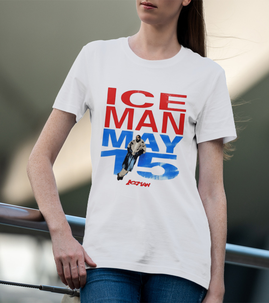 Drake Iceman May 15 Blue Red Styling 2026 Album Cover T-Shirt