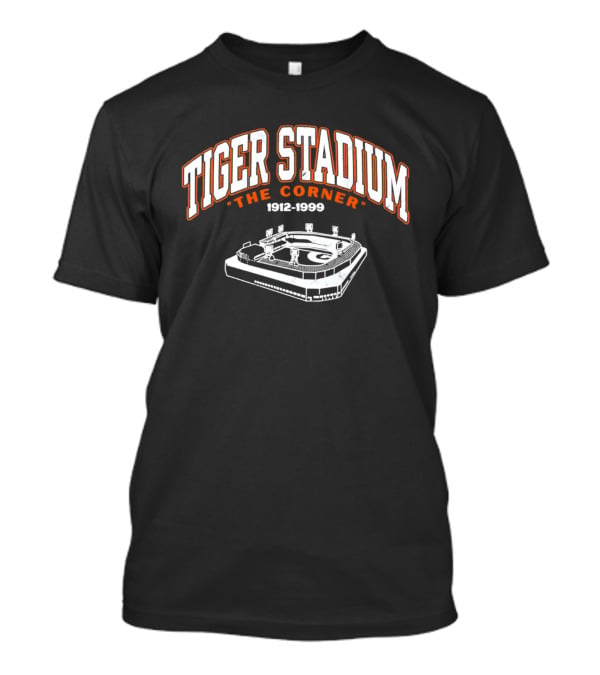 Tiger Stadium The Corner 1912 1999 Baseball Field T-Shirt