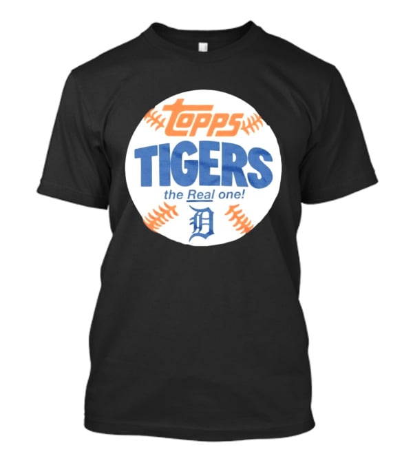 Topps Tigers The Real One Detroit T-Shirt