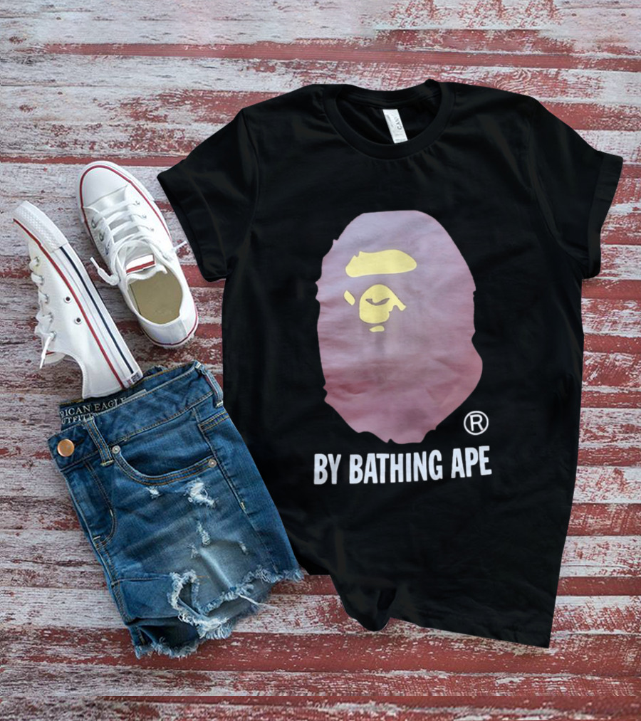 By Bathing Ape Iconic Yellow Ape Face T-Shirt