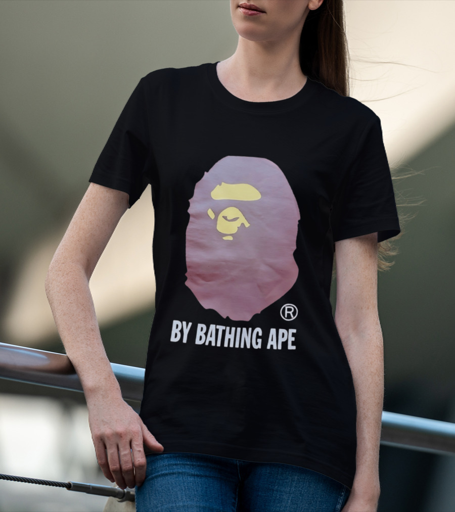 By Bathing Ape Iconic Yellow Ape Face T-Shirt