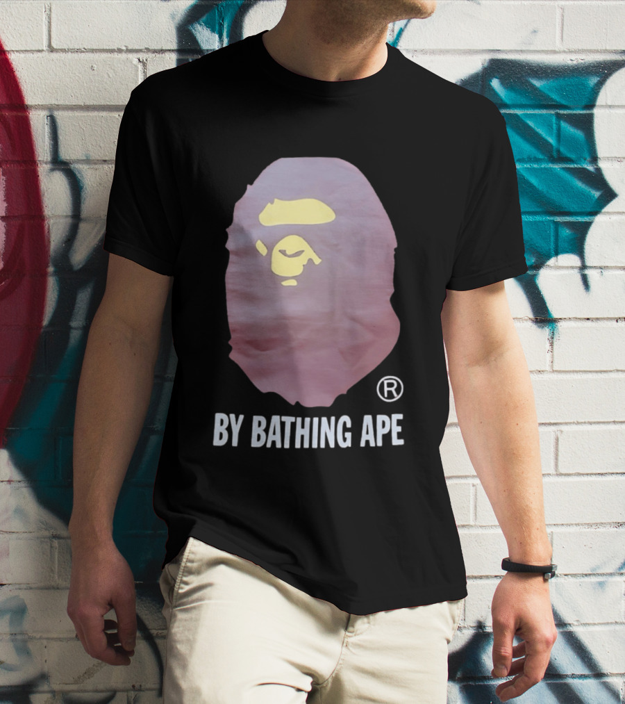 By Bathing Ape Iconic Yellow Ape Face T-Shirt