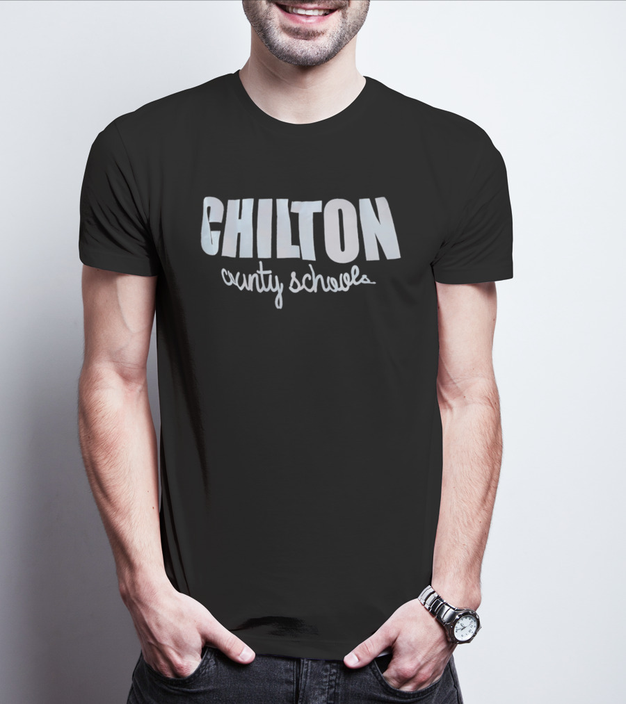 Chilton County Schools Bold Text Educational Insights T-Shirt