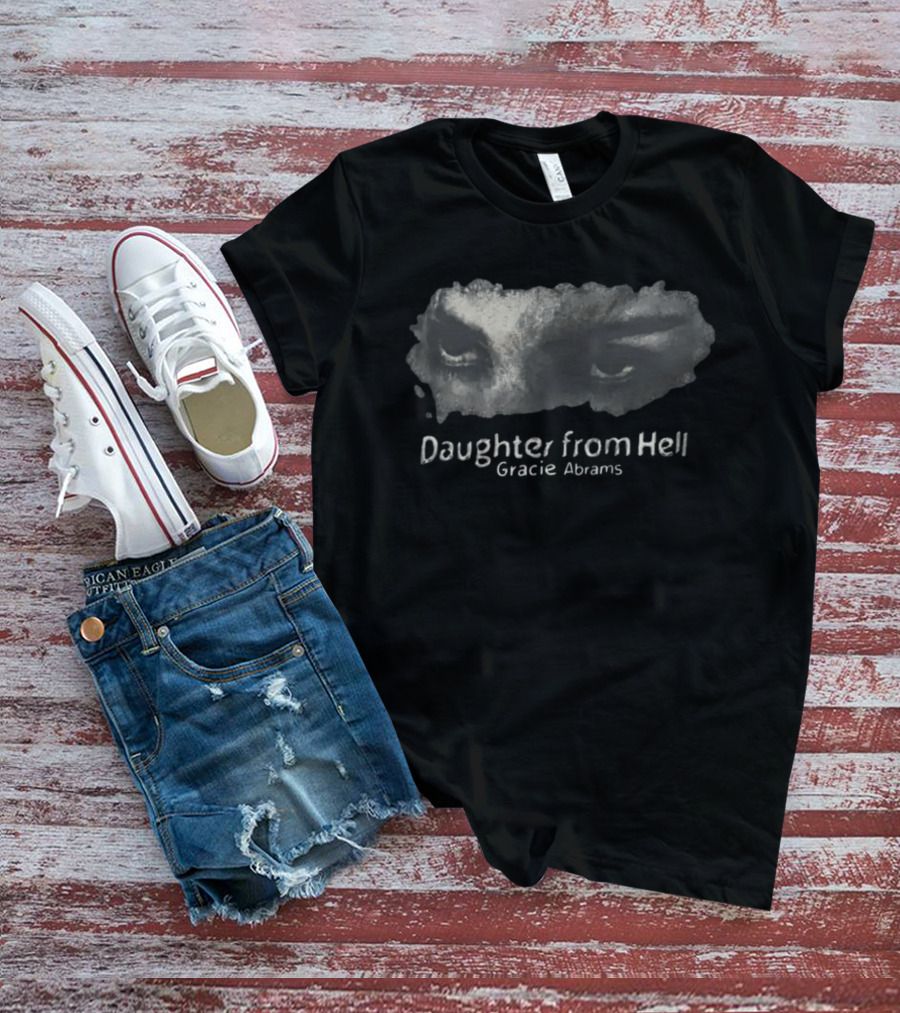 Gracie Abrams Daughter From Hell Monochrome Eyes T-Shirt