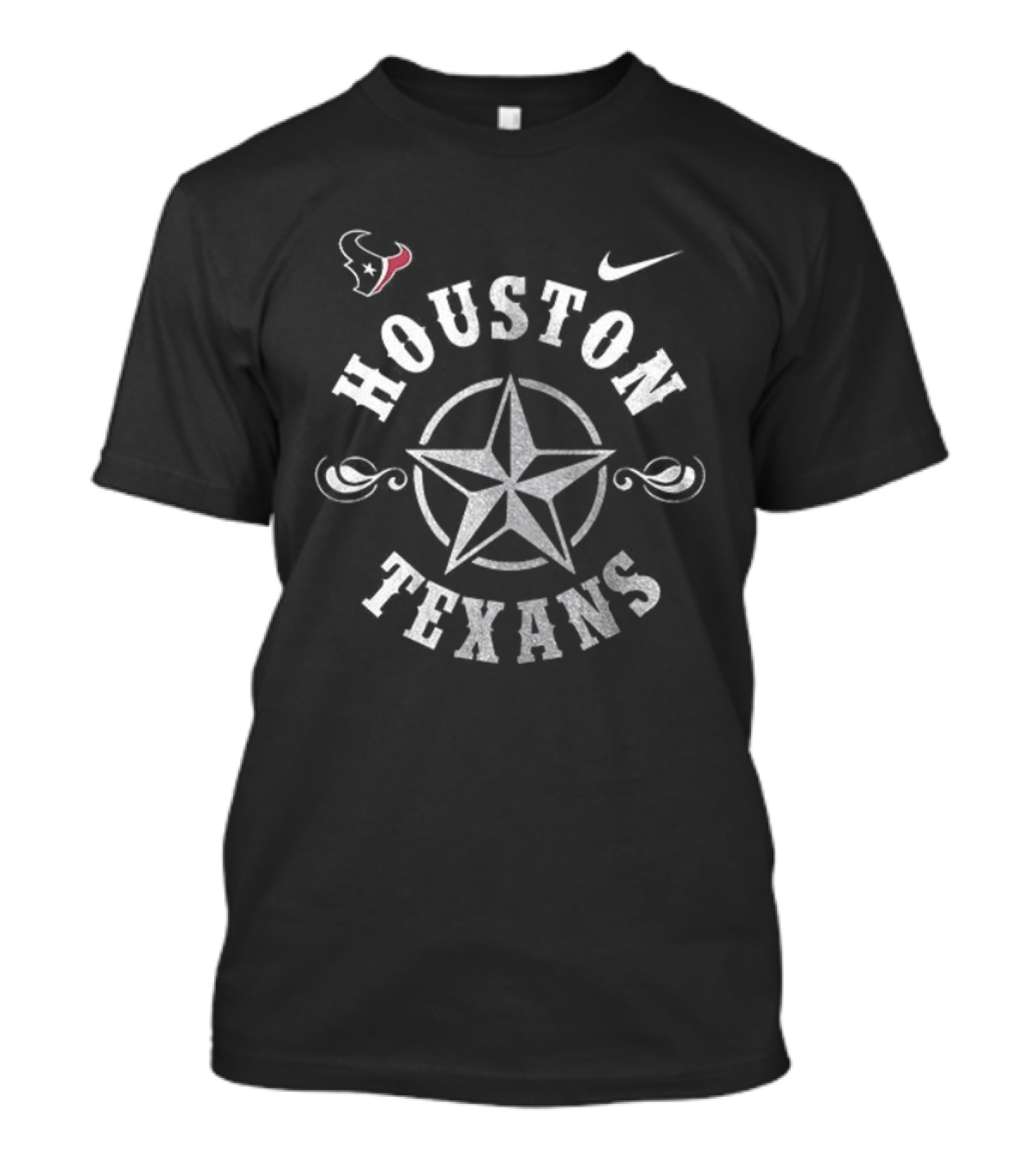 Houston Texans Willie Nelson Collaboration Nike Star Logo Feelin' Good T-Shirt
