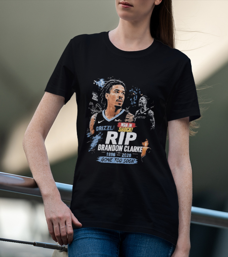 Original NBA In Memory Rest In Peace Brandon Clarke 1996 2026 T-Shirt